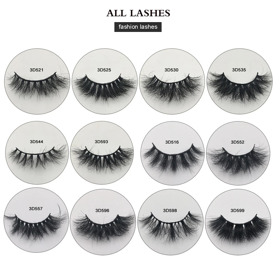 PYP Fluffy Mink Lashes Short Messy Wispy Natural Eyelashes 10mm-18mm