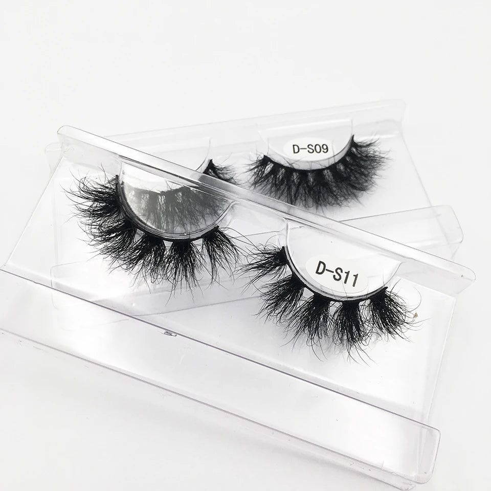 PYP Real Mink Hair Fluffy Messy Soft Natural Lashes Makeup 3d Mink Lashes