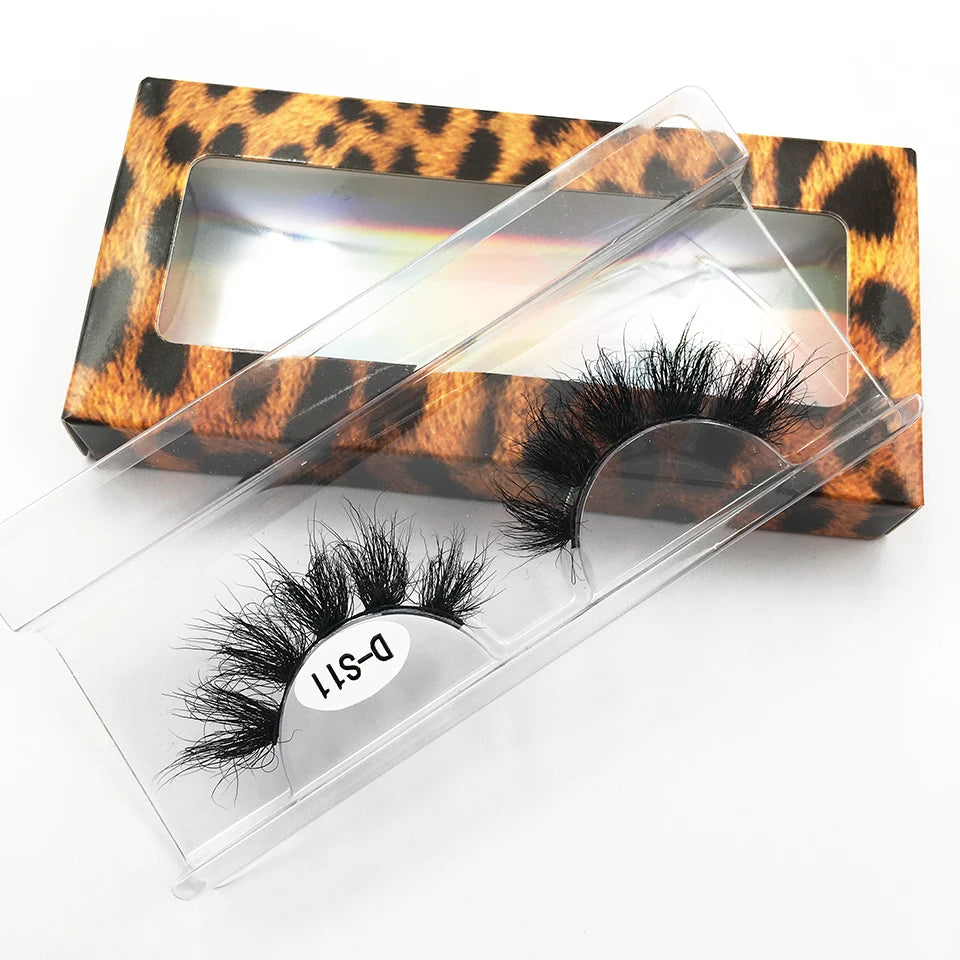 PYP Real Mink Hair Fluffy Messy Soft Natural Lashes Makeup 3d Mink Lashes