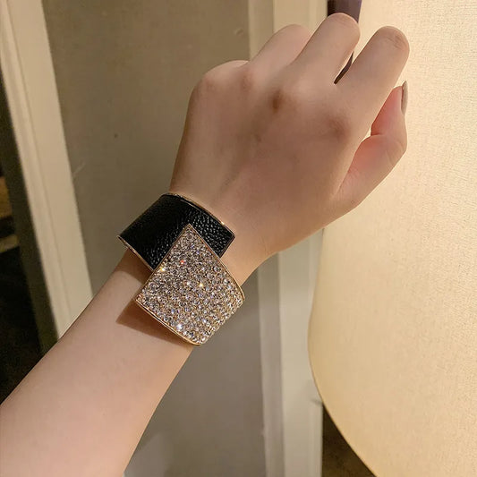 Rhinestones Cuff Bangle