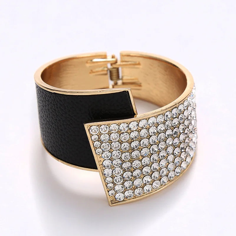 Rhinestones Cuff Bangle