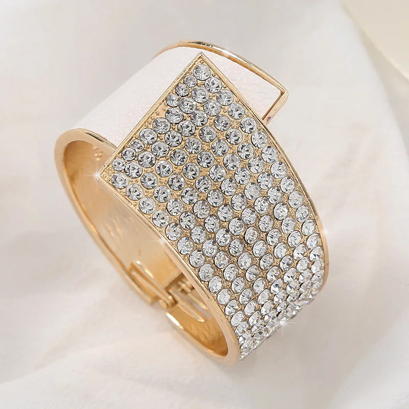 Rhinestones Cuff Bangle