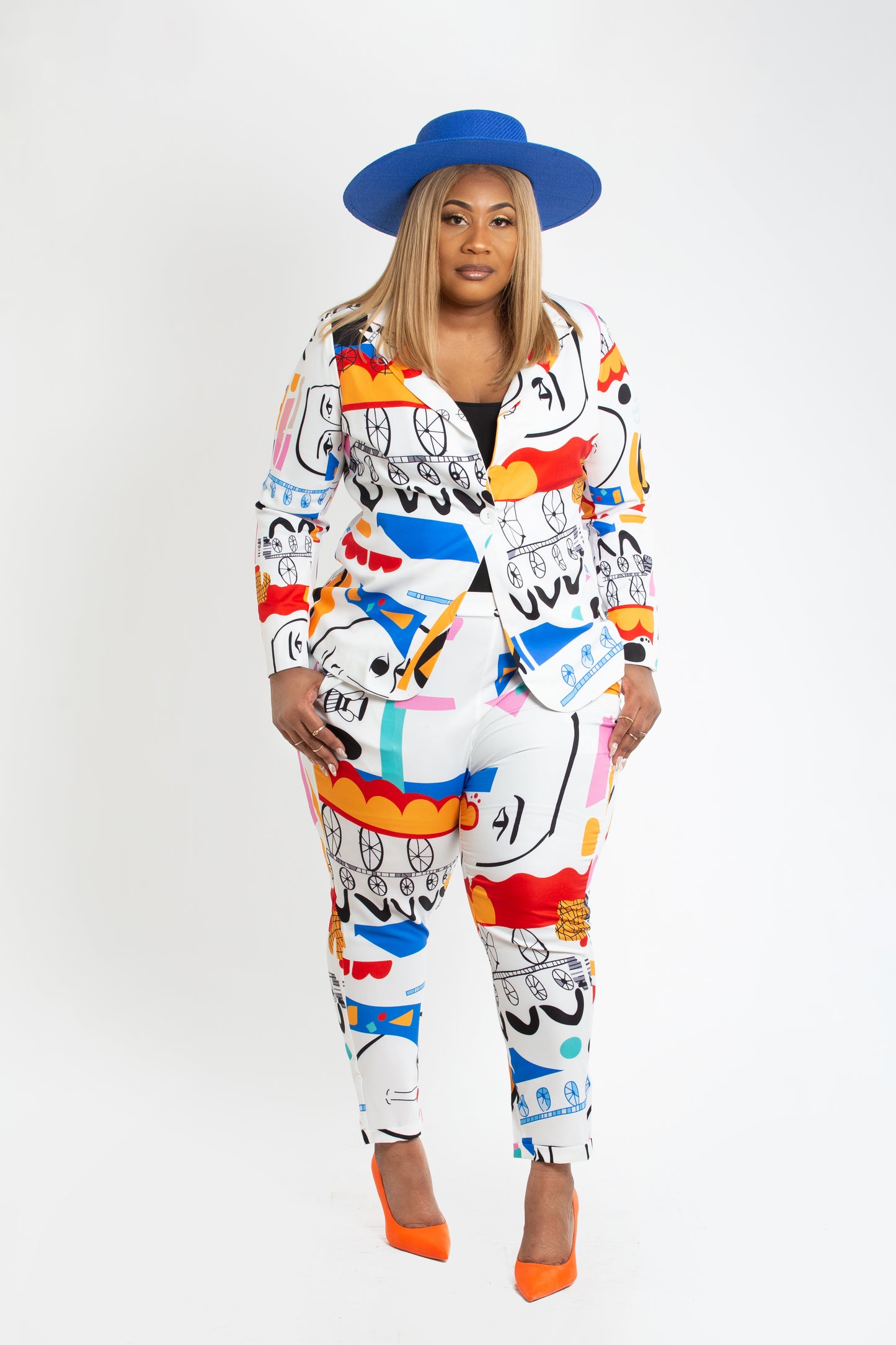 Evelyne Funky Printed Suit