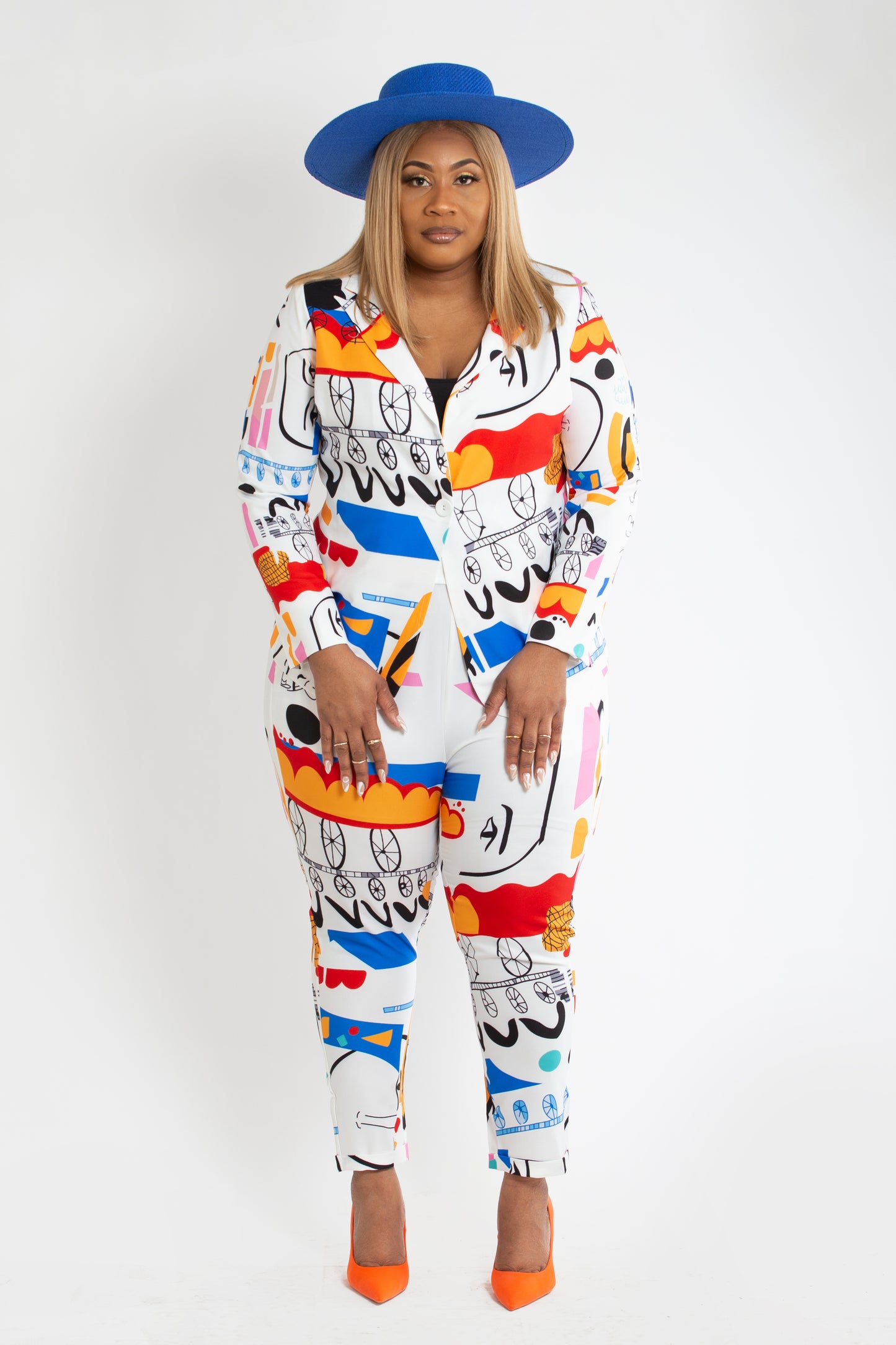 Evelyne Funky Printed Suit